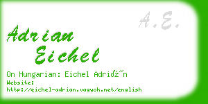 adrian eichel business card